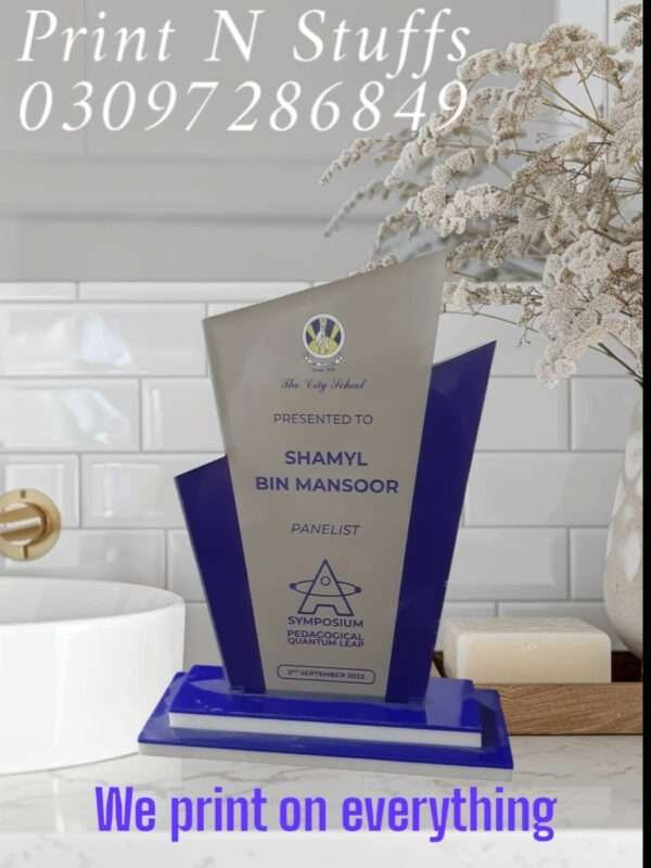Customizable Award and Sheilds